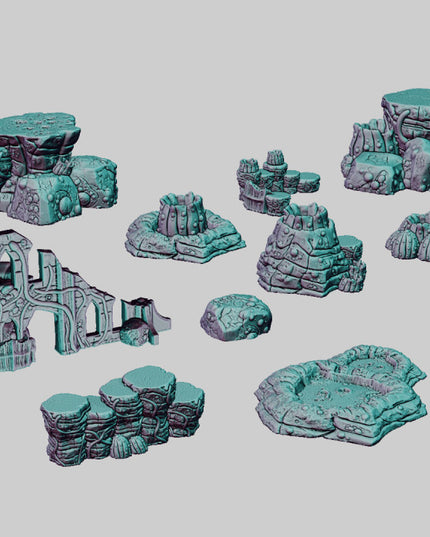 Complete Tabletop Series- Alien Landscape