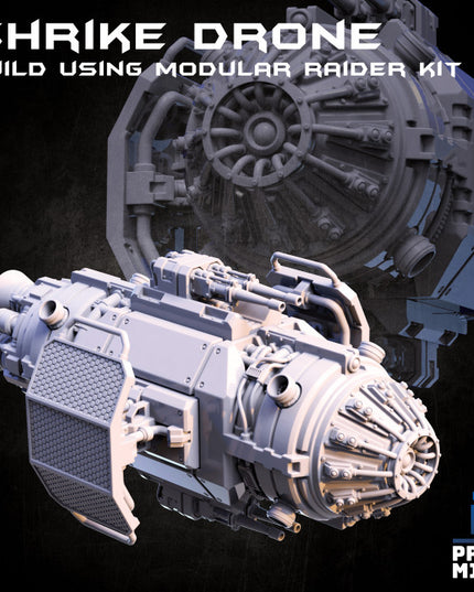 Raider Void Fighter Space Ship (highly modular kit) - In Orbit Collection