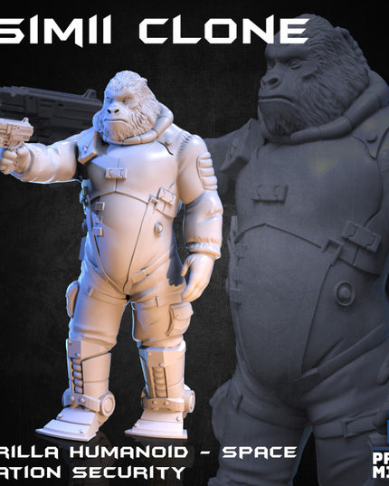 Simii Security Guards - Gorilla Humanoids - In Orbit Collection