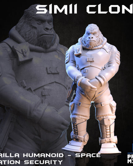 Simii Security Guards - Gorilla Humanoids - In Orbit Collection