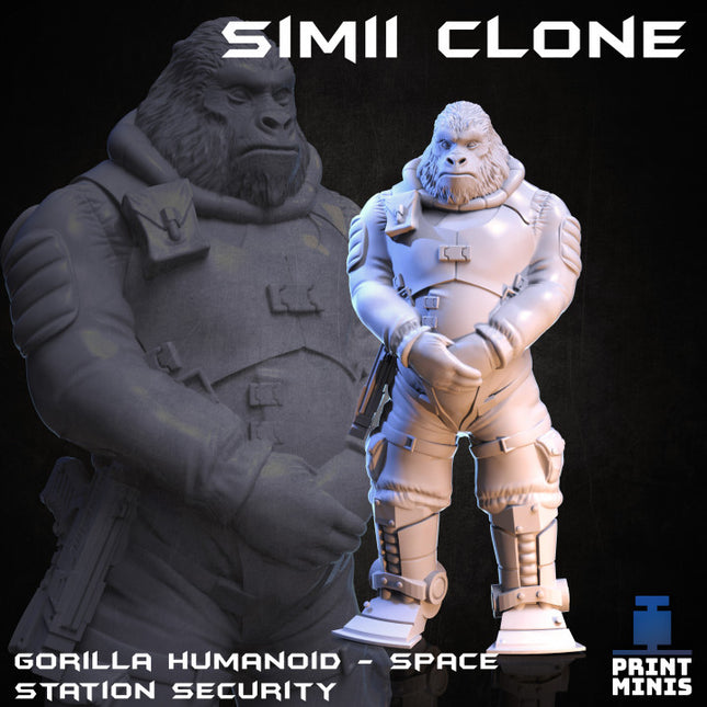 Simii Security Guards - Gorilla Humanoids - In Orbit Collection