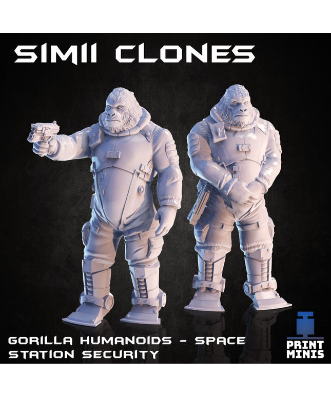Simii Security Guards - Gorilla Humanoids - In Orbit Collection