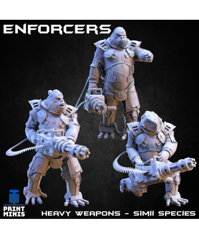 The Enforcers x3 - Simii Species Security - Narok Prison Collection