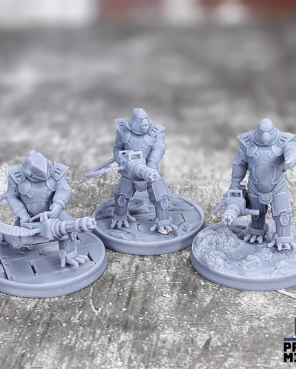 The Enforcers x3 - Simii Species Security - Narok Prison Collection