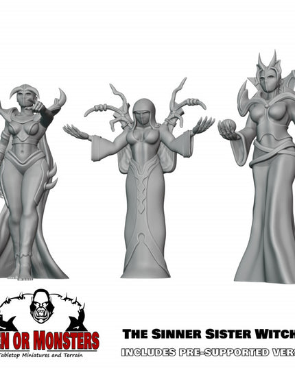Gang- Sinner Sister Witches - 6 Figures