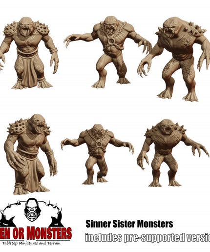 Cave Trolls - 3 Figures