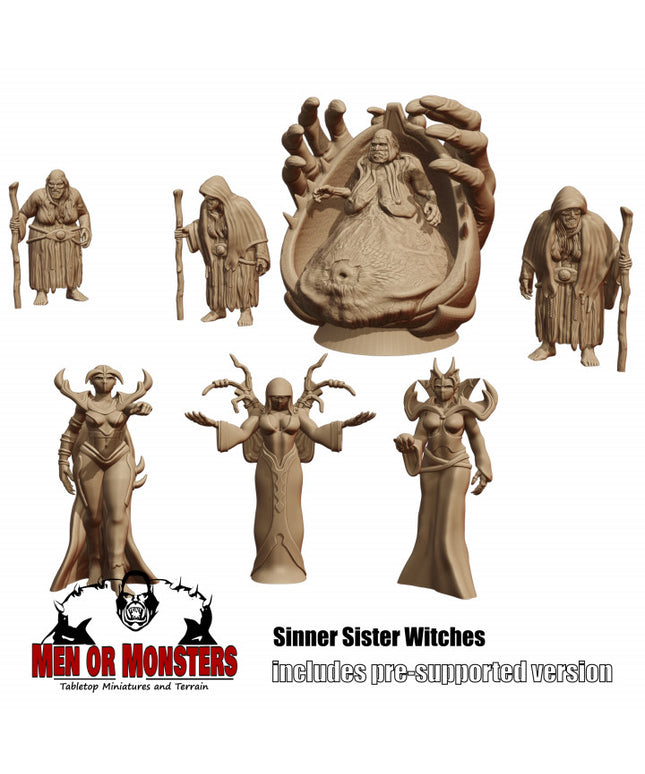 Gang- Sinner Sister Witches - 6 Figures