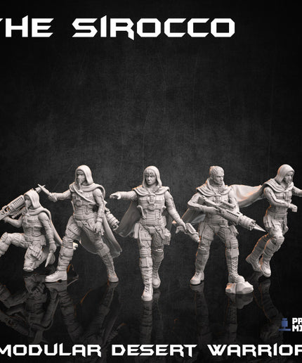 Sirocco Desert Warriors (modular) - Dimozian Sands Collection