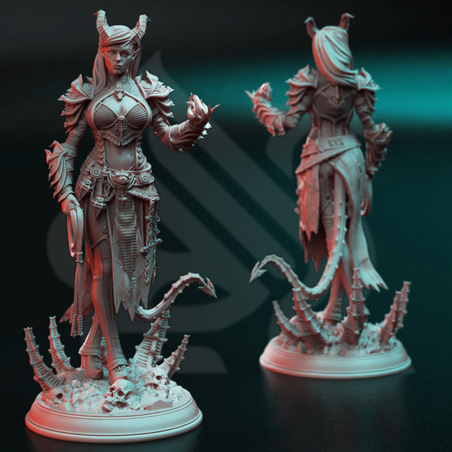 Tiefling Fiend Warlock - Skardi of the Third