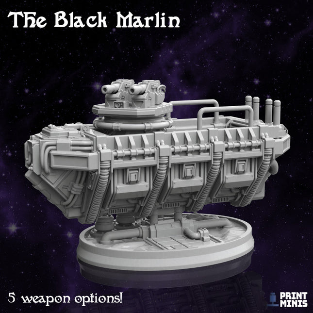 The Black Marlin - Pirate Skiff - Space Pirates Collection