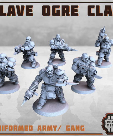 Slave Ogres Clan with Leader x6