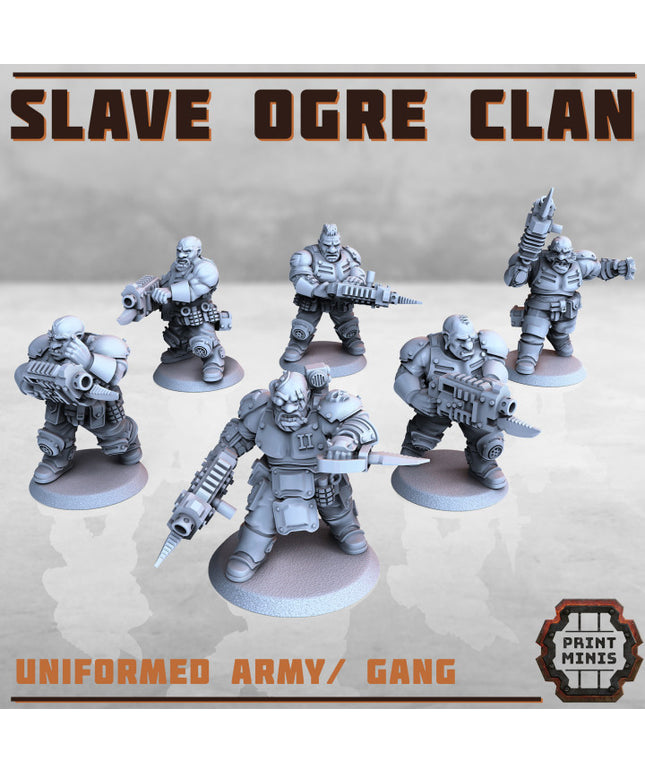 Slave Ogres Clan with Leader x6