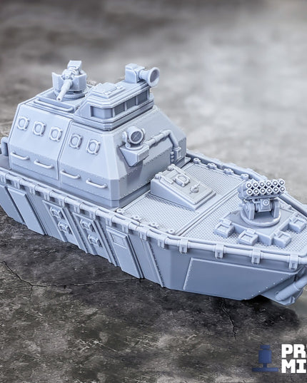 Wolfrum Class Combat Ship & Cargo Vessel (Modular) - Ironside Docks Collection