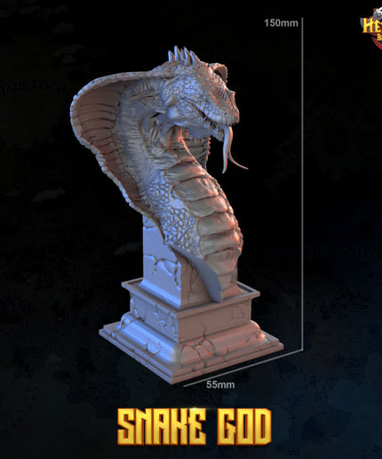 CONAN THE BARBARIAN / Snake god bust / 150mm