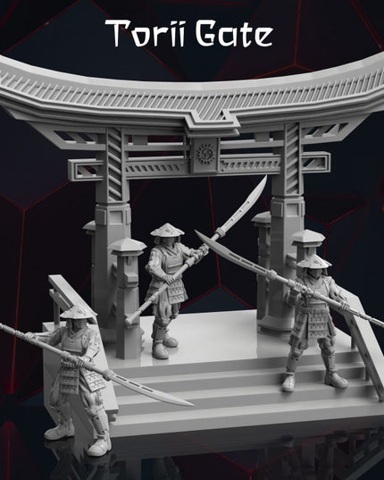 4x Sci-Fi Japan Troops - Tekano Corp Collection