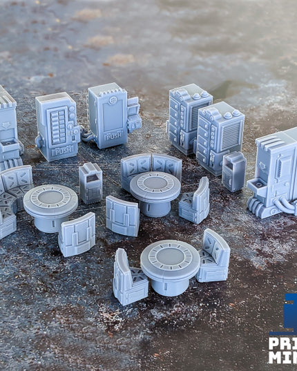 Space Station Canteen - Sci-Fi Terrain Pack - In Orbit Collection