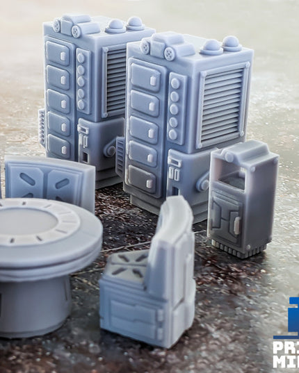Space Station Canteen - Sci-Fi Terrain Pack - In Orbit Collection