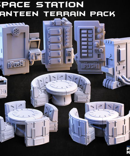 Space Station Canteen - Sci-Fi Terrain Pack - In Orbit Collection
