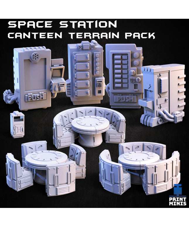 Space Station Canteen - Sci-Fi Terrain Pack - In Orbit Collection