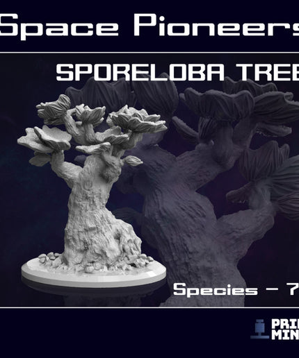 Sporeloba Tree - Alien Planet Terrain - Space Pioneers Collection