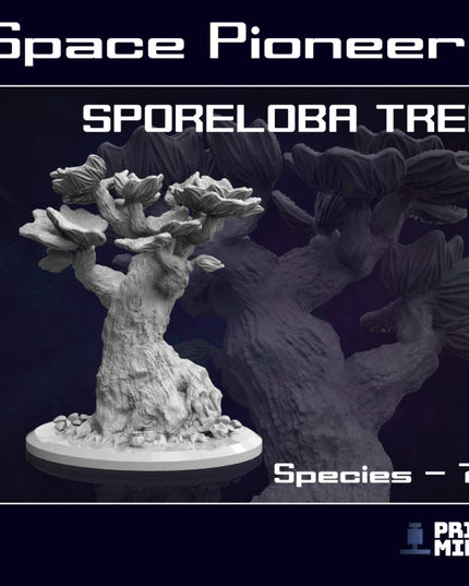 Sporeloba Tree - Alien Planet Terrain - Space Pioneers Collection