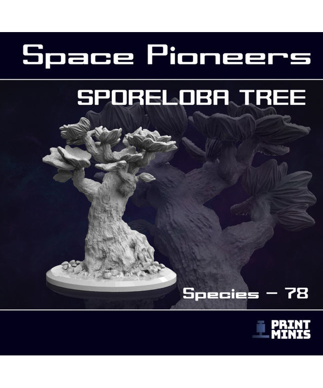 Sporeloba Tree - Alien Planet Terrain - Space Pioneers Collection