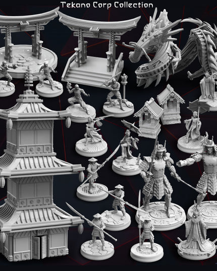 Tekano Corp Collection - robots & capitalism dominate in New Japan!