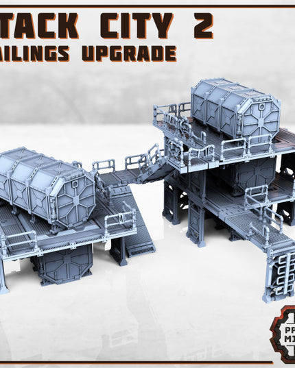 Stack City Terrain - Part 2 - Railings