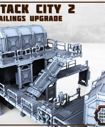 Stack City Terrain - Part 2 - Railings