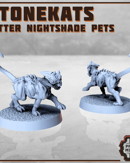 Stonekats x3 - Bitter Nightshade Pets