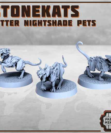 Stonekats x3 - Bitter Nightshade Pets