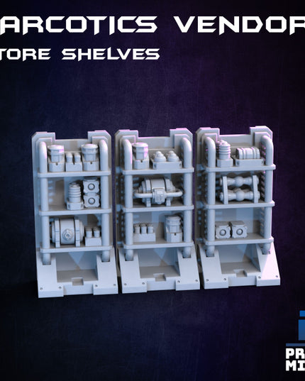 Narcotics Store - Scenery Kit - Night Market Collection