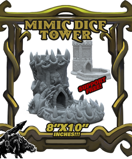 Castle Mimic Dice Tower