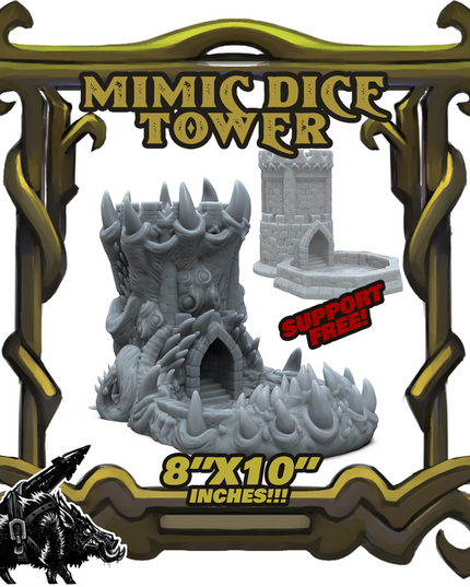 Castle Mimic Dice Tower