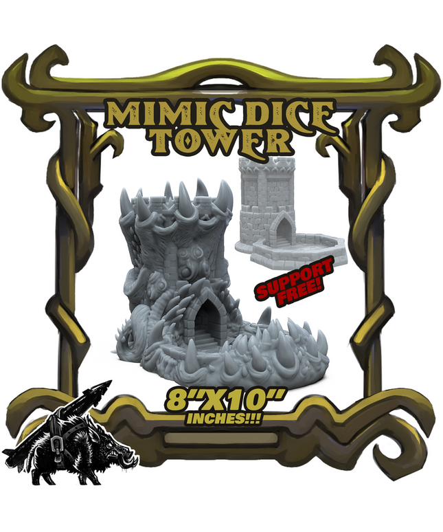 Castle Mimic Dice Tower