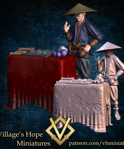 Wuxia Suspicious Shady Merchant