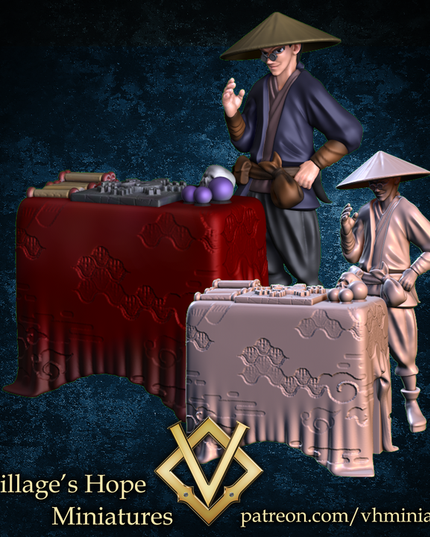 Wuxia Suspicious Shady Merchant