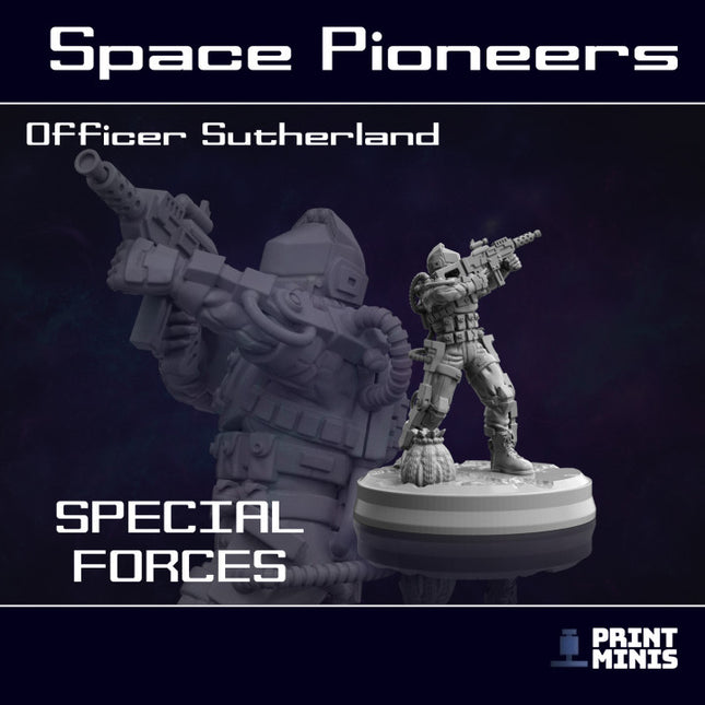 Space Soldiers - Special Forces Military x 4 - Space Pioneers Collection
