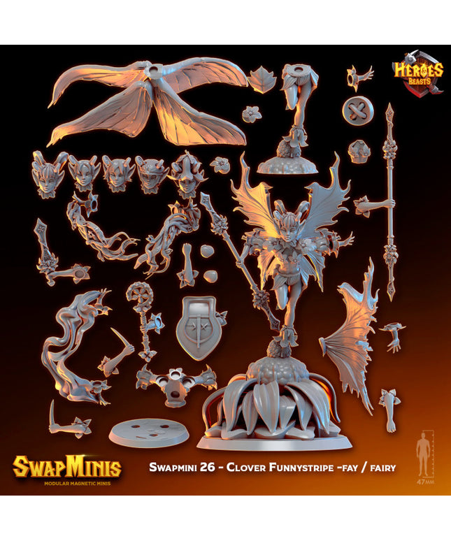 Swapmini 26 - Clover Funnystripe -fay / fairy