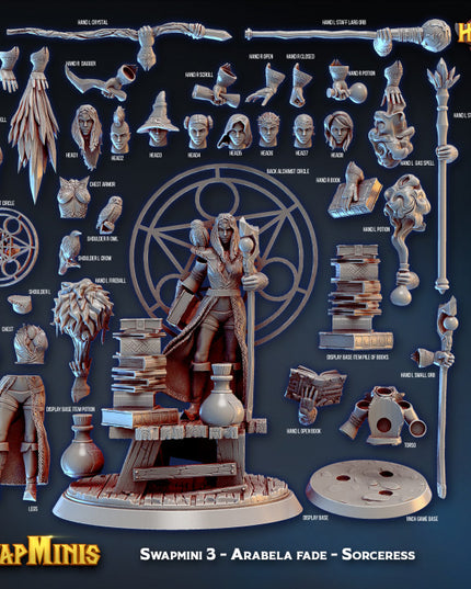 Swapmini 3 - Arabela fade - half-elf Sorceress