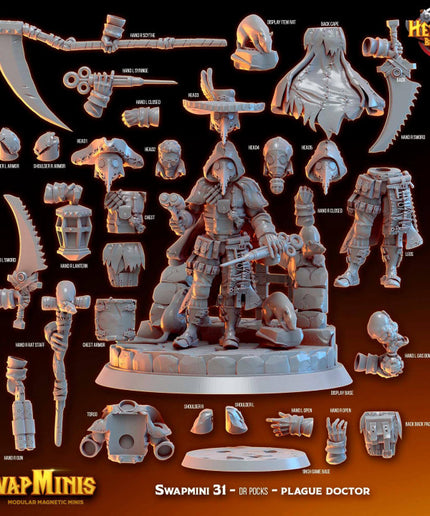 Swapmini 31 - dr pocks - plague doctor