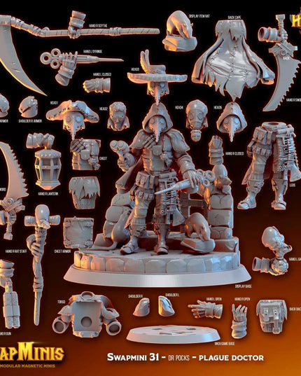 Swapmini 31 - dr pocks - plague doctor