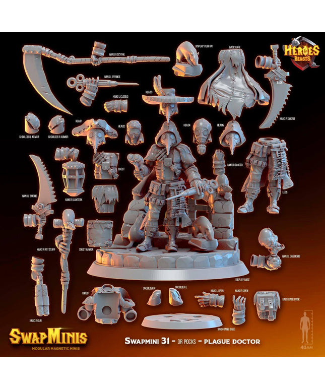 Swapmini 31 - dr pocks - plague doctor