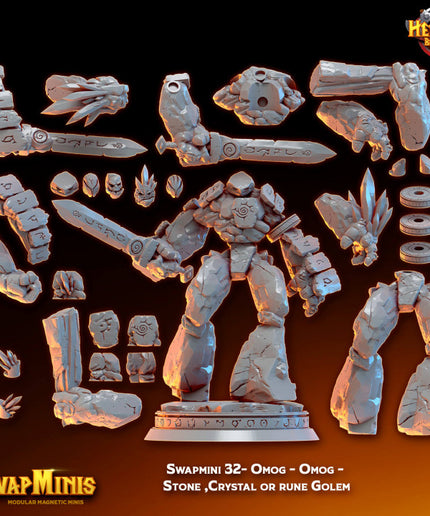 Swapmini 32- Omog - Omog - Stone ,Crystal or rune Golem