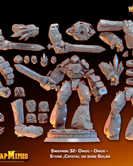 Swapmini 32- Omog - Omog - Stone ,Crystal or rune Golem