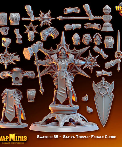 Swapmini 35 - Safira Torval- Female Cleric