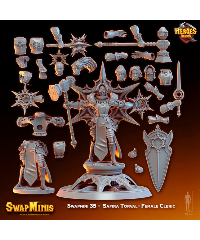 Swapmini 35 - Safira Torval- Female Cleric