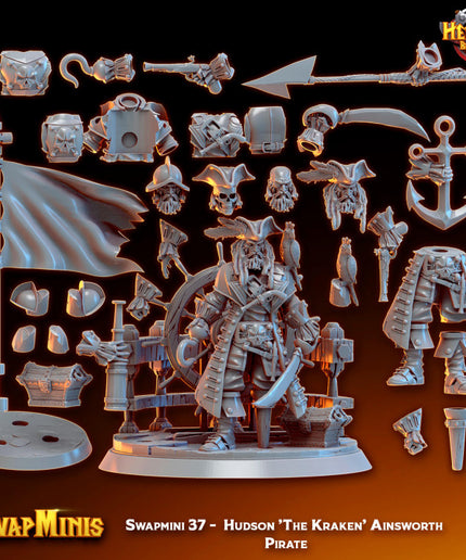 Swapmini 37 - Hudson 'The Kraken' Ainsworth - pirate