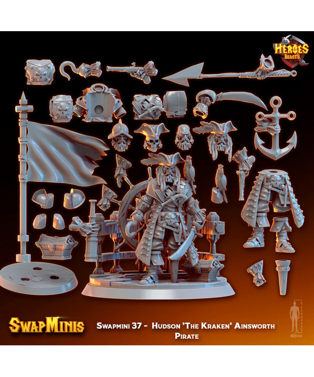 Swapmini 37 - Hudson 'The Kraken' Ainsworth - pirate