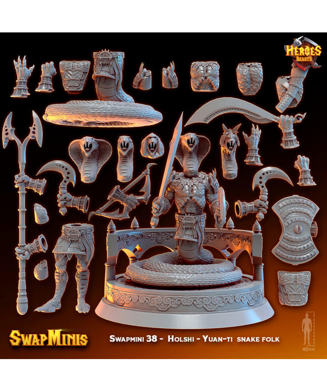 Swapmini 38 - Holshi - Yuan-ti snake folk